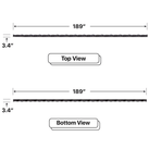 LED Sign City 17’ x 15’ LED sign, 3 Resolution Options, Brightness up to 10000 nits, Fully Programmable, Wireless Control System, Automatic sensors for brightness and temperature, Single and Double-sided display visibility