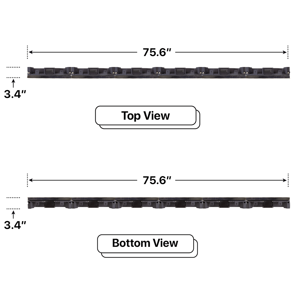 LED Sign City 16’ x 6’ LED sign, 3 Resolution Options, Brightness up to 10000 nits, Fully Programmable, Wireless Control System, Automatic sensors for brightness and temperature, Single and Double-sided display visibility
