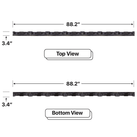 LED Sign City 16’ x 7’ LED sign, 3 Resolution Options, Brightness up to 10000 nits, Fully Programmable, Wireless Control System, Automatic sensors for brightness and temperature, Single and Double-sided display visibility