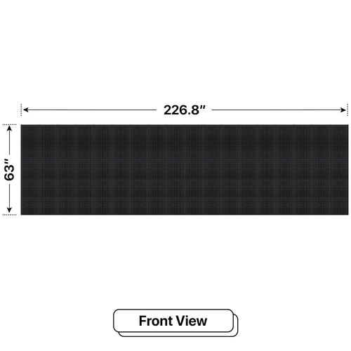 Led Sign City Series 5X18 outdoor custom led sign with brilliant full-color programmable digital signage, Free software, and wireless communication
