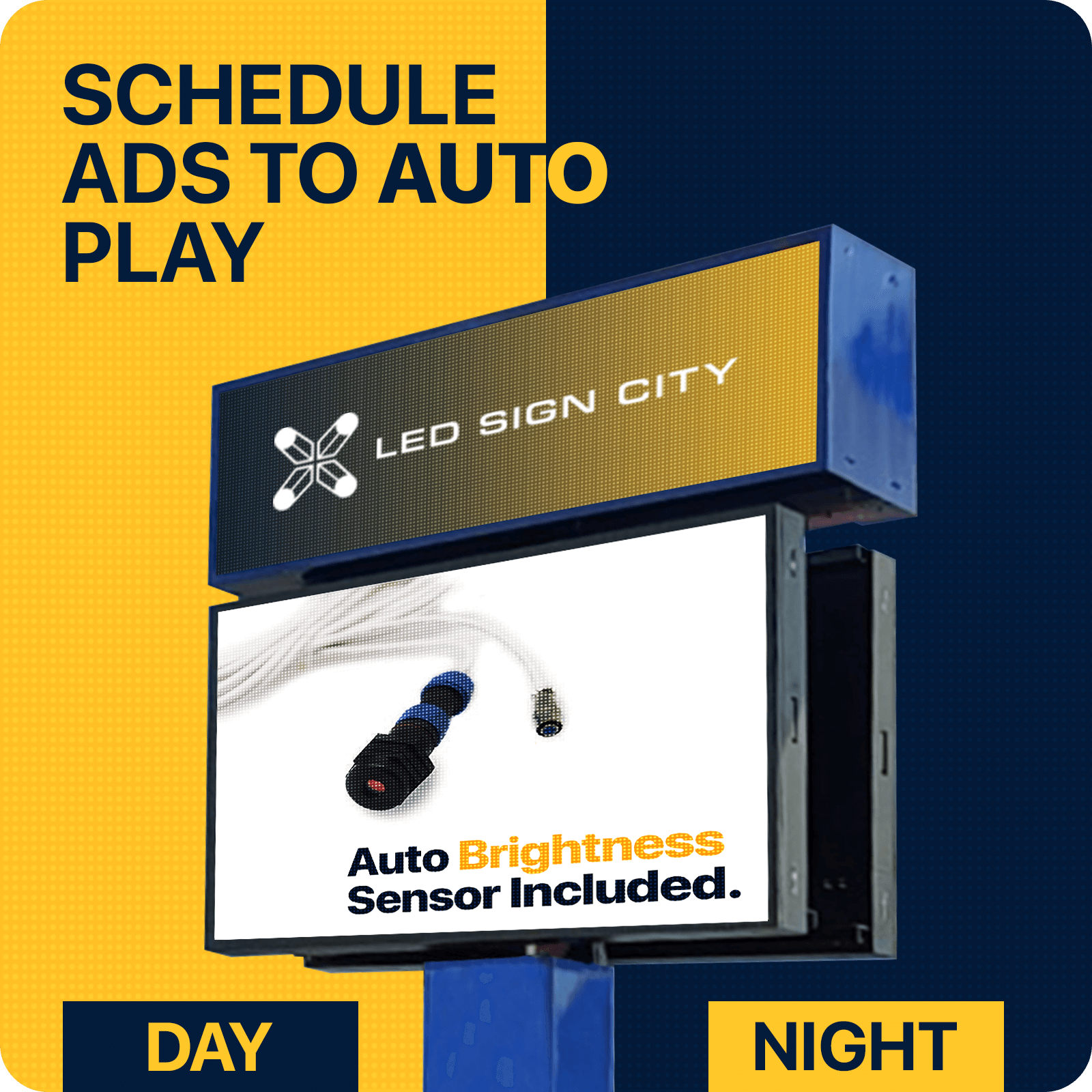 19'x15' Outdoor Led Sign With 3 Resolutions To Choose From