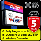 18'x5' Outdoor Led Sign With 3 Resolutions To Choose From