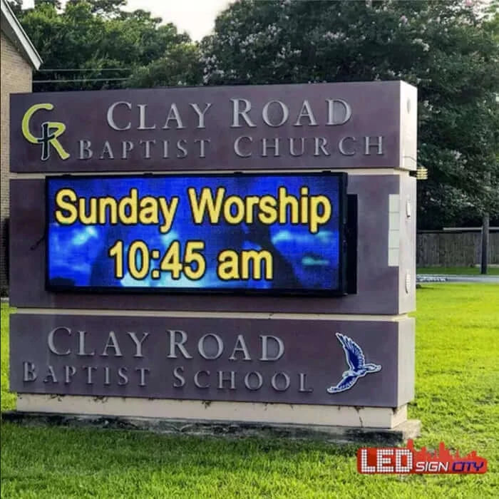 Monument Outdoor LED Signs for Churches, Church, and Religious LED Signs