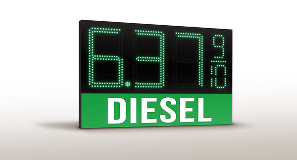 Versatile Range LED Gas Station Digit Signs: 10