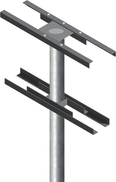 Angular Frame and Pole System – Engineered Support for LED Signs