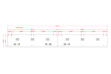 P8 Outdoor LED Sign –  15.12 in × 120.96 in (0.384 m × 3.072 m)