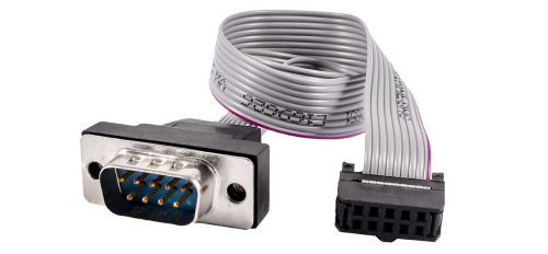 Male Connector-10 to DB9 Connector