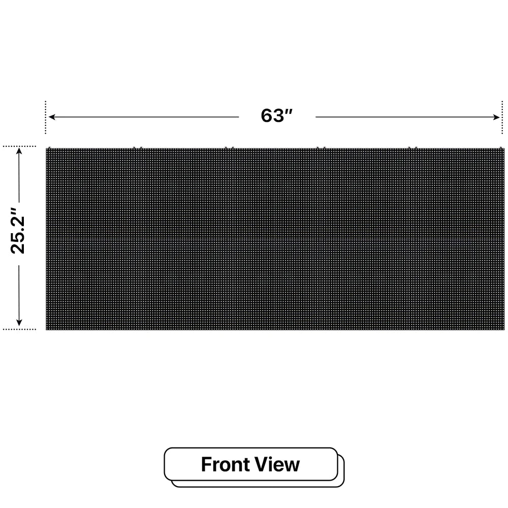 Qolr PRO Double-Sided Outdoor LED Sign Bright High-Resolution SMD Full Color Programmable Wireless EMC