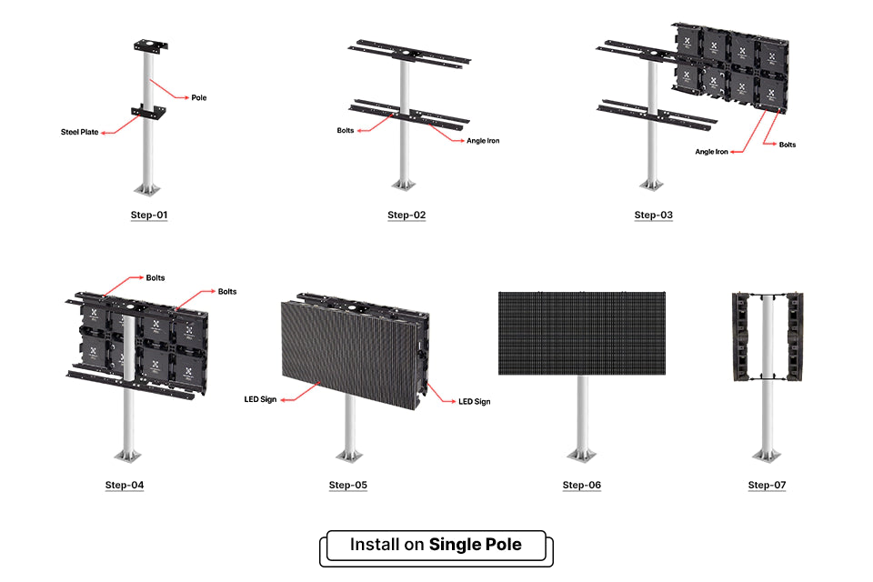 Complete Assembly and Installation Manual for LED Signs