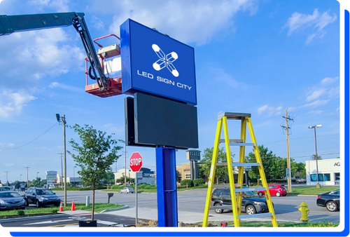 LED Digital Billboard Installation ​ LED Digital Billboard Installation ​