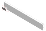 P8 Outdoor LED Sign –  15.12 in × 120.96 in (0.384 m × 3.072 m)