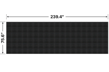 Beacon: 240x760 px / Single Sided / DIY: Customer manages installation