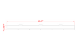 P8 Outdoor LED Sign –  15.12 in × 120.96 in (0.384 m × 3.072 m)