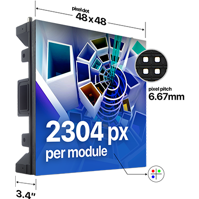 1X22 Foot Custom LED Sign for Outdoor with Free Software - Test