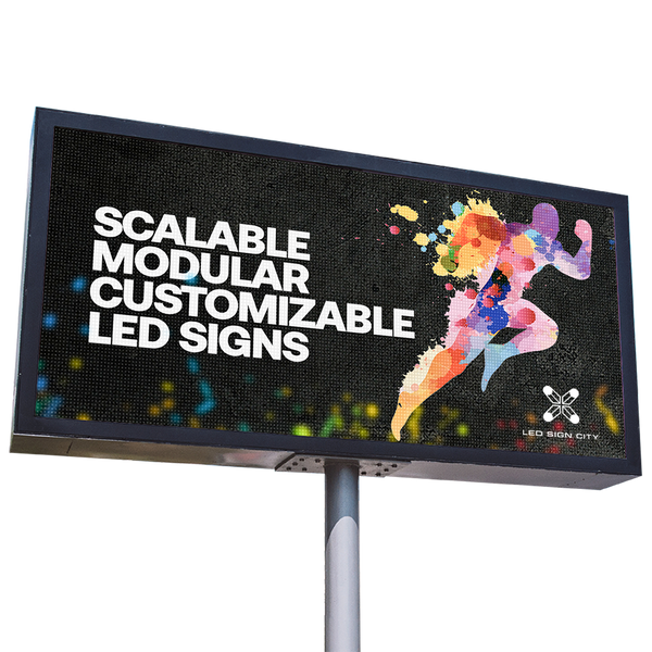 20'x10' Double-Sided Outdoor LED Billboards with Long Warranty