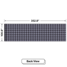 LED Sign City eight by twenty eight inch LED sign, back view, Single and Double-sided display visibility, digital signage marketing, led digital signage display, church signs