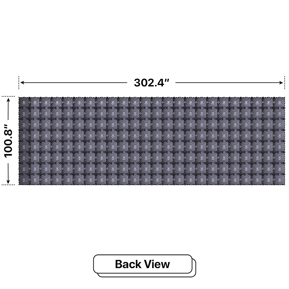 LED Sign City eight by twenty four inch LED sign, back view, 3 Resolution Options, global digital signage market, digital signage led screen, bar signs