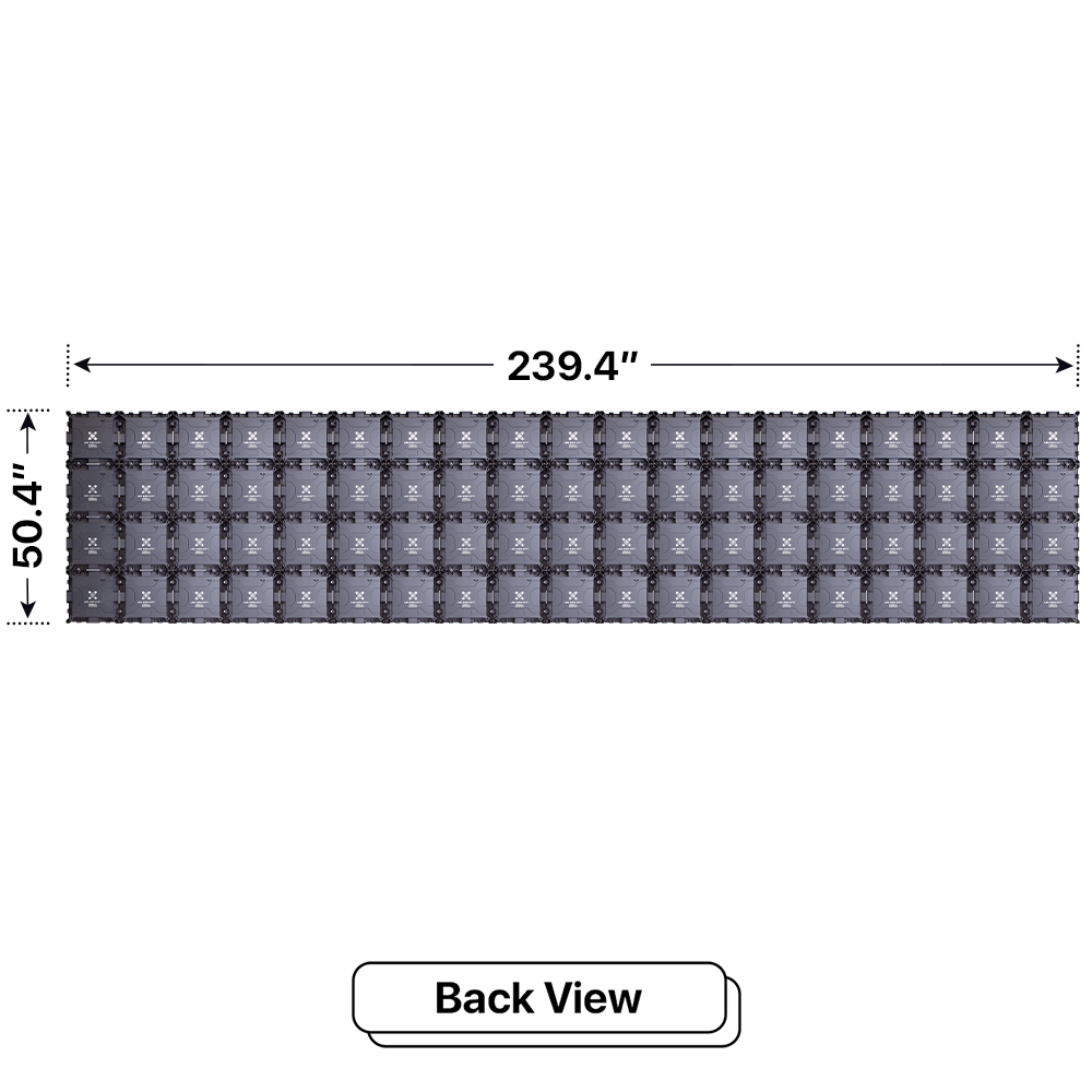 LED Sign City four by nineteen inch LED sign, back view, 3 Resolution Options, digital signage market, digital signage led, bar signs