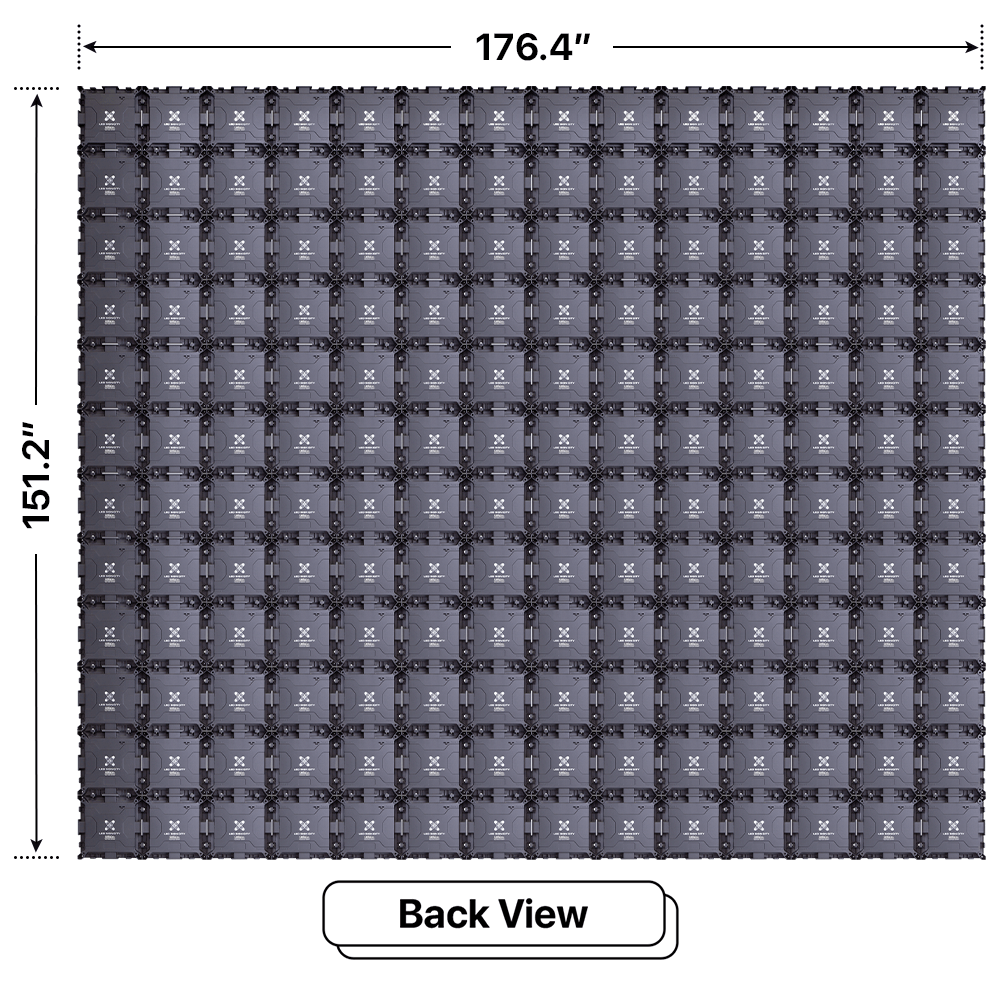 LED Sign City 12’ x 14’ LED sign, 3 Resolution Options, Brightness up to 10000 nits, Fully Programmable, Wireless Control System, Automatic sensors for brightness and temperature, Single and Double-sided display visibility