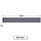 LED Sign City five by thirty eight inch LED sign, back view, Single and Double-sided display visibility, digital signage marketing, led digital signage display, church signs
