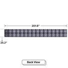 LED Sign City two by sixteen inch LED sign, back view, Brightness up to 10000 nits, digital signage market, led digital signage display, bar signs