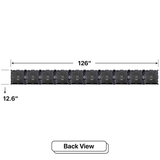 LED Sign City one by ten inch LED sign, back view, Single and Double-sided display visibility, digital signage market, digital signage led, bar signs