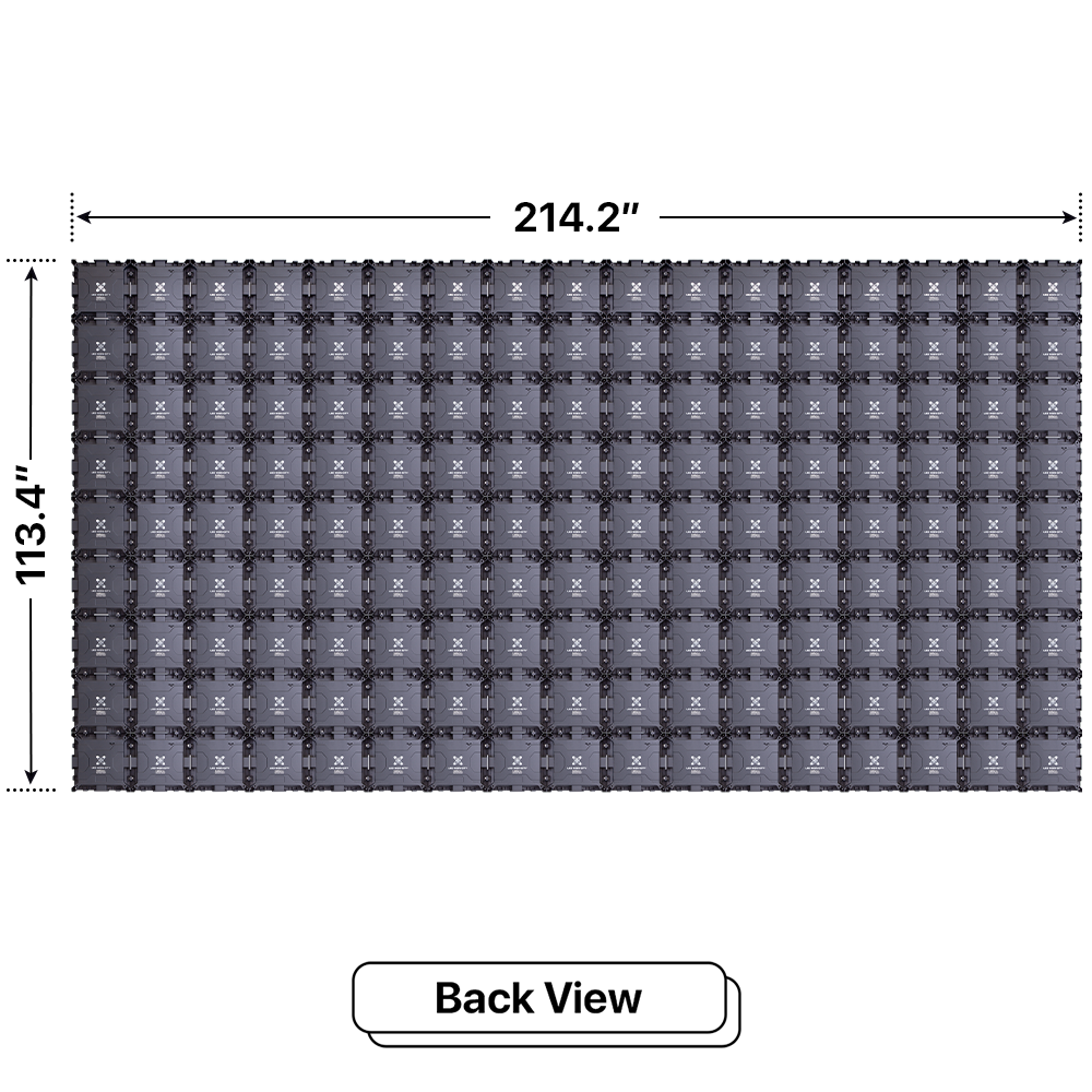 LED Sign City 9’ x 17’ LED sign, 3 Resolution Options, Brightness up to 10000 nits, Fully Programmable, Wireless Control System, Automatic sensors for brightness and temperature, Single and Double-sided display visibility