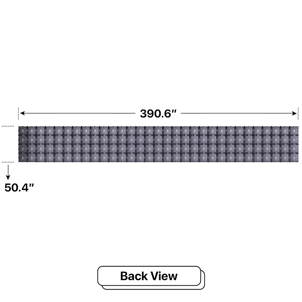 LED Sign City four by thirty one inch LED sign, back view, Single and Double-sided display visibility, digital signage market, digital signage led, bar signs