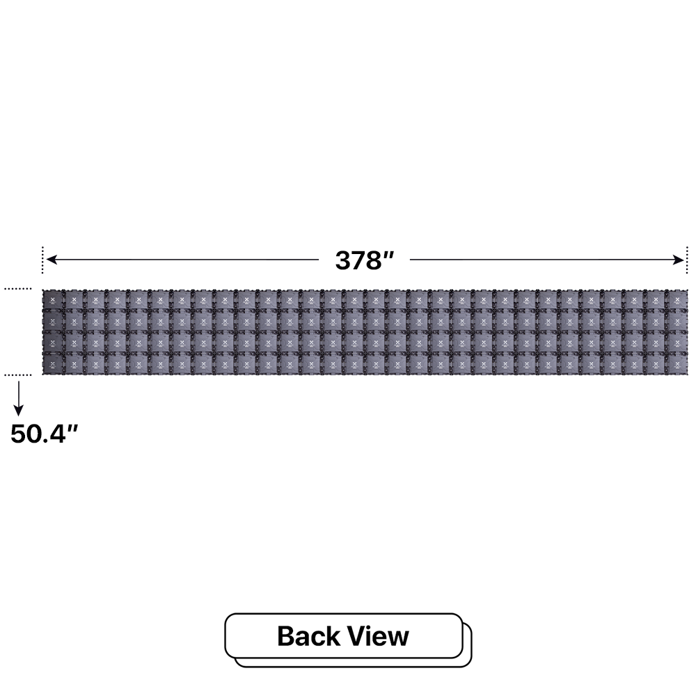 LED Sign City four by thirty inch LED sign, back view, Brightness up to 10000 nits, digital signage marketing, digital led signage, church signs
