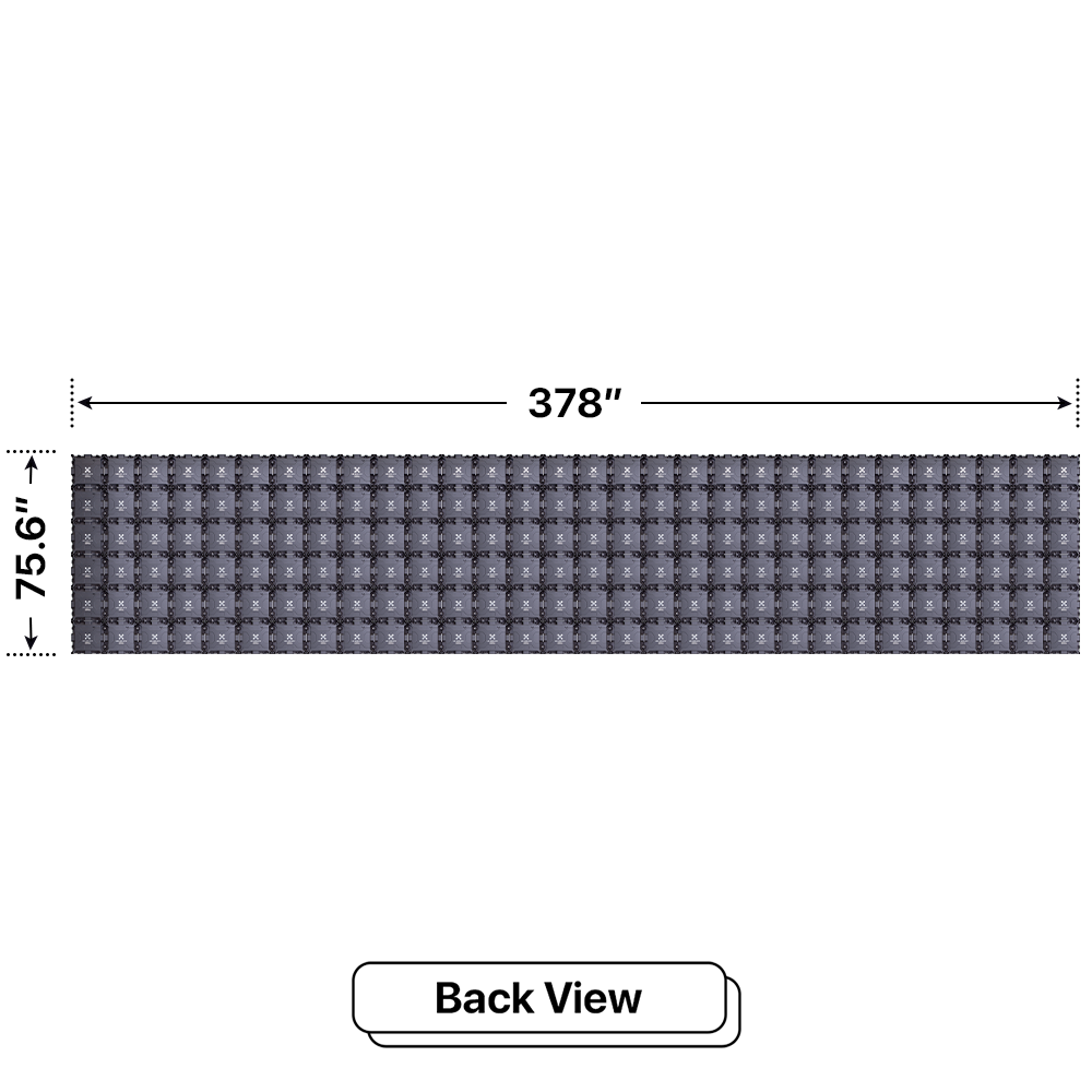 LED Sign City six by thirty inch LED sign, back view, 3 Resolution Options, global digital signage market, digital signage led screen, bar signs