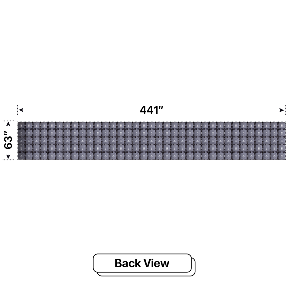 LED Sign City five by thirty five inch LED sign, back view, Brightness up to 10000 nits, digital signage marketing, digital led signage, church signs