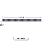 LED Sign City two by thirty three inch LED sign, back view, 3 Resolution Options, global digital signage market, digital signage led screen, bar signs