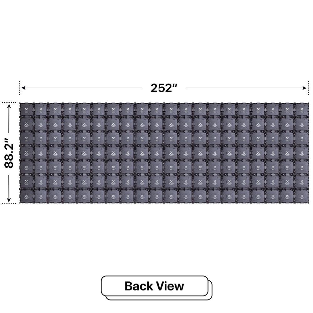 LED Sign City seven by twenty inch LED sign, back view, 3 Resolution Options, global digital signage market, digital signage led screen, bar signs