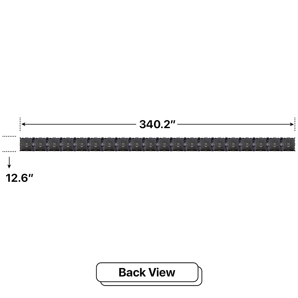 LED Sign City one by twenty seven inch LED sign, back view, 3 Resolution Options, global digital signage market, digital signage led screen, bar signs