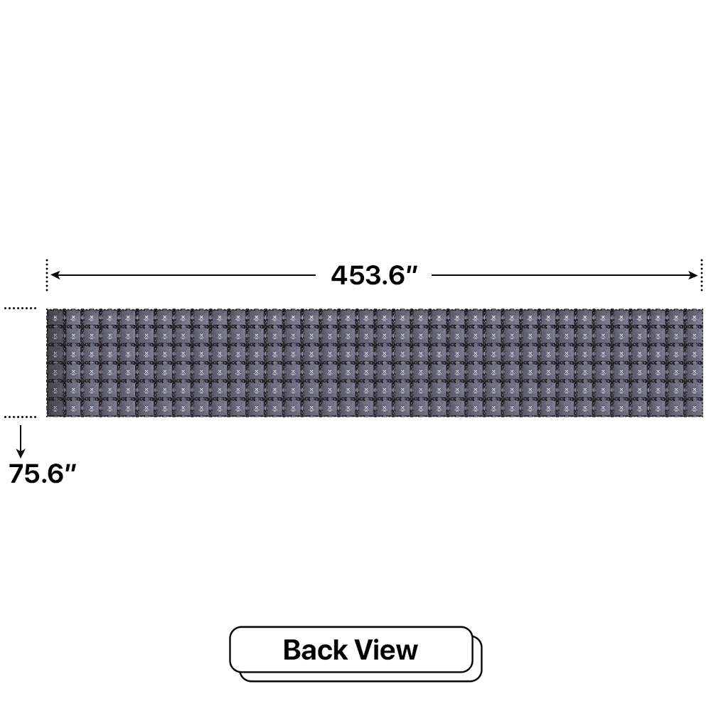 LED Sign City six by thirty six inch LED sign, back view, Single and Double-sided display visibility, digital signage market, digital signage led, bar signs