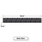 LED Sign City one by eight inch LED sign, back view, 3 Resolution Options, global digital signage market, digital signage led screen, bar signs