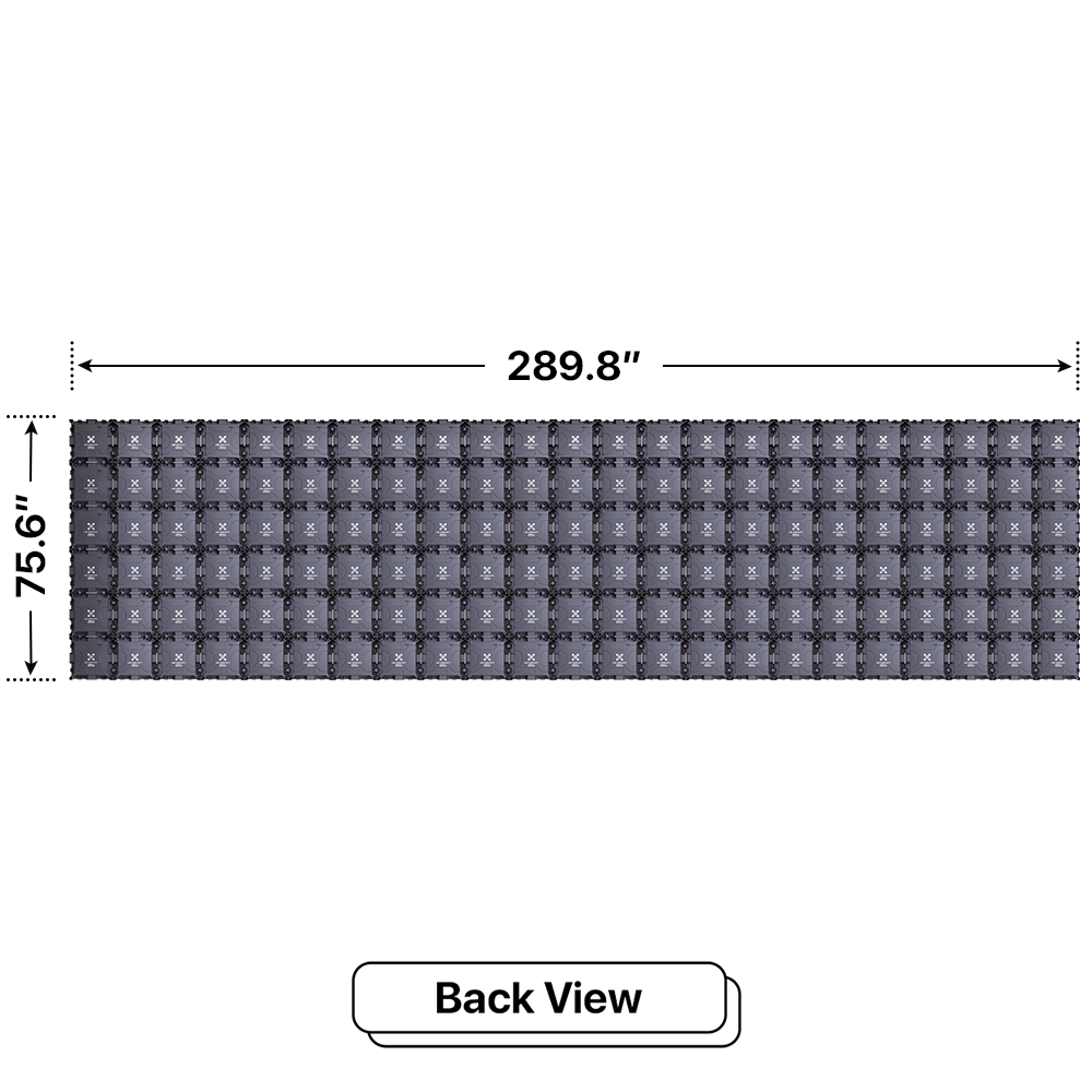 LED Sign City six by twenty three inch LED sign, back view, 3 Resolution, up to 10000 nits, digital signage marketing, led digital signage display, church signs