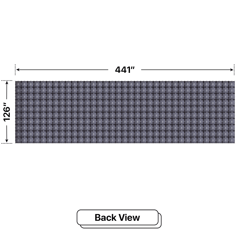 LED Sign City 10’ x 35’ LED sign, 3 Resolution Options, Brightness up to 10000 nits, Fully Programmable, Wireless Control System, Automatic sensors for brightness and temperature, Single and Double-sided display visibility