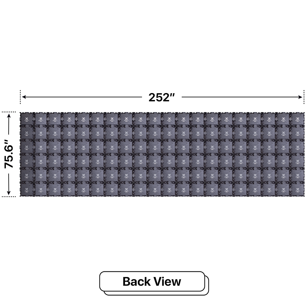LED Sign City six by twenty inch LED sign, back view, 3 Resolution Options, global digital signage market, digital signage led screen, bar signs