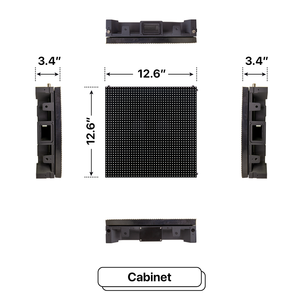 LED Sign City five by seven inch LED sign, Cabinet, 3 Resolution, XIGNZ Modular LED, global digital signage market, bar signs