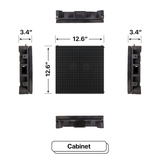 LED Sign City 10’ x 11’ LED sign, 3 Resolution Options, Brightness up to 10000 nits, Fully Programmable, Wireless Control System, Automatic sensors for brightness and temperature, Single and Double-sided display visibility