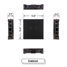 LED Sign City two by five inch LED sign, Cabinet, XIGNZ Modular LED, 3 Resolution Options, digital signage market, bar signs