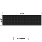 LED Sign City seven by twenty six inch LED sign, front view, 3 Resolution, up to 10000 nits, digital signage marketing, led digital signage display, church signs