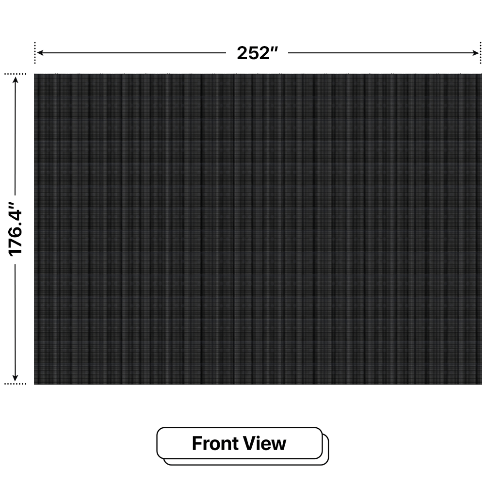 LED Sign City 14’ x 20’ LED sign, 3 Resolution Options, Brightness up to 10000 nits, Fully Programmable, Wireless Control System, Automatic sensors for brightness and temperature, Single and Double-sided display visibility