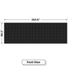 LED Sign City seven by twenty one inch LED sign, front view, Single and Double-sided display visibility, digital signage market, digital signage led, bar signs