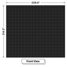 LED Sign City 17’ x 19’ LED sign, 3 Resolution Options, Brightness up to 10000 nits, Fully Programmable, Wireless Control System, Automatic sensors for brightness and temperature, Single and Double-sided display visibility