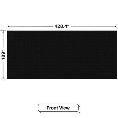 Led Sign City Series 15X34 outdoor custom led sign with brilliant full-color programmable digital signage, Free software, and wireless communication