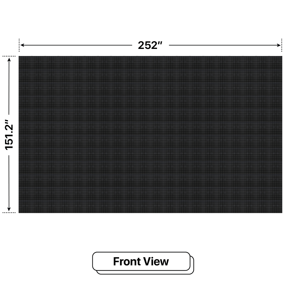 LED Sign City 12’ x 20’ LED sign, 3 Resolution Options, Brightness up to 10000 nits, Fully Programmable, Wireless Control System, Automatic sensors for brightness and temperature, Single and Double-sided display visibility
