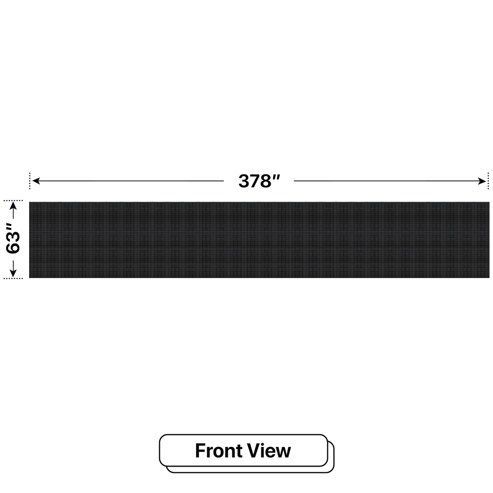 LED Sign City five by thirty inch LED sign, front view, Single and Double-sided display visibility, digital signage market, digital signage led, bar signs