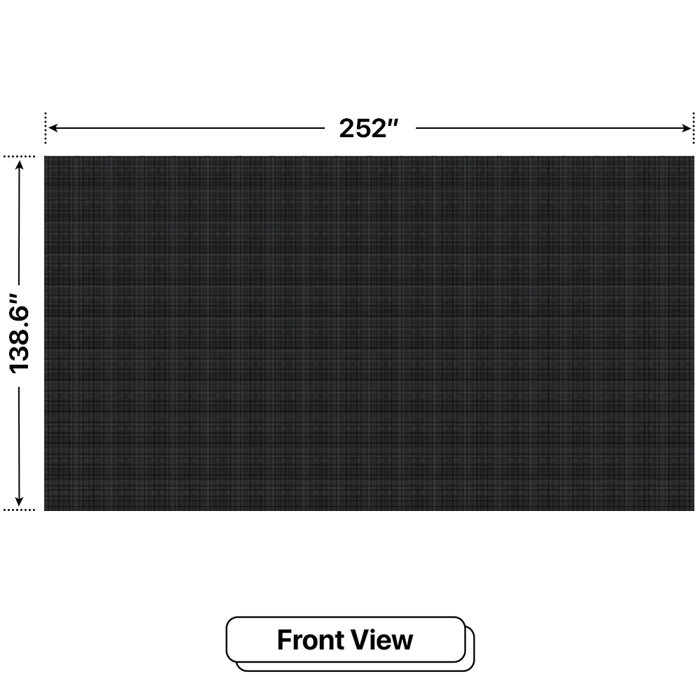 LED Sign City 11’ x 20’ LED sign, 3 Resolution Options, Brightness up to 10000 nits, Fully Programmable, Wireless Control System, Automatic sensors for brightness and temperature, Single and Double-sided display visibility
